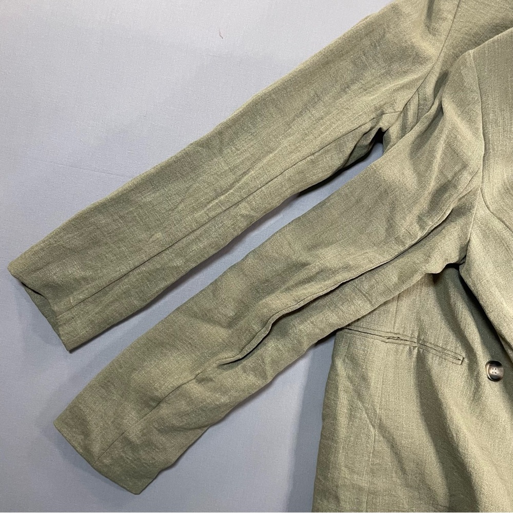 NWT H&M Lightweight Double Breasted Single Button Blazer Jacket - Womens Small - Picture 10 of 15